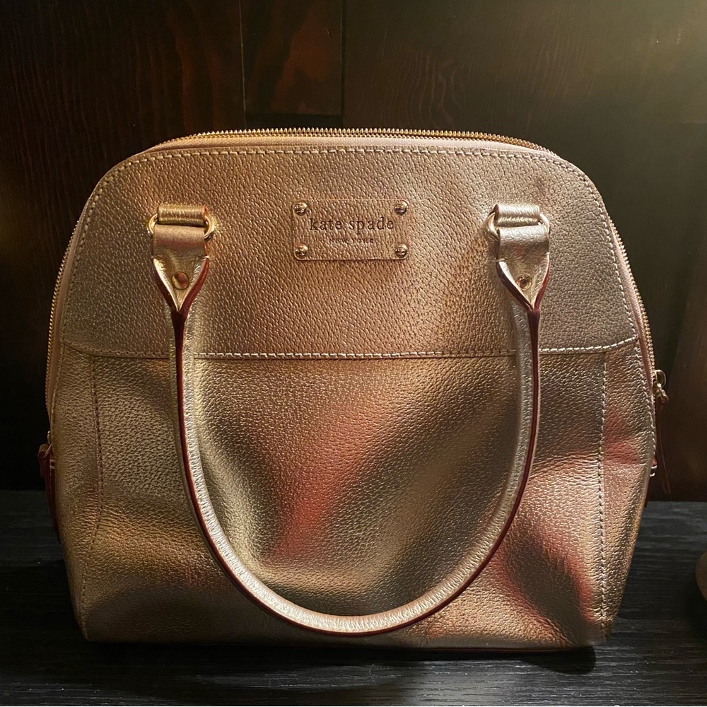 Kate Spade gold leather purse